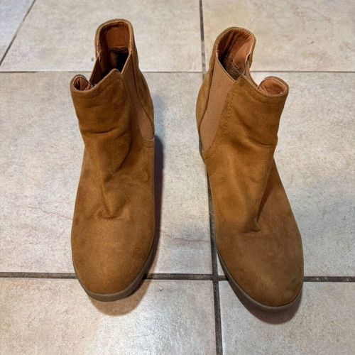 Renda ankle boots used, brown size 39, medium thick heel
