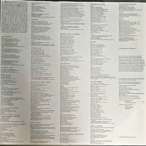 Prince & The New Power Generation Diamonds And Pearls vinyl used