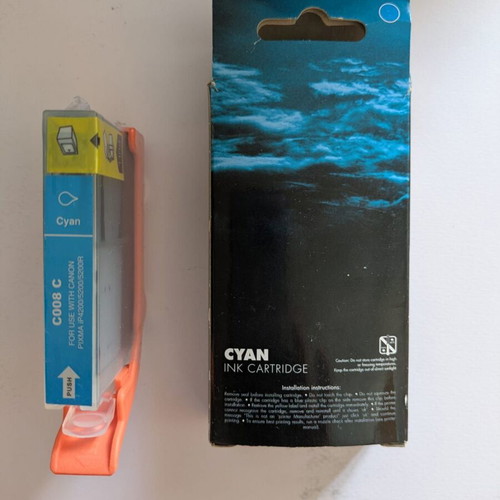 Canon PIXMA Cyan Ink Cartridge U-CLIC8-CHIP