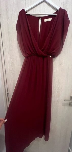 Maxi φόρεμα μπορντό Lynne size S
