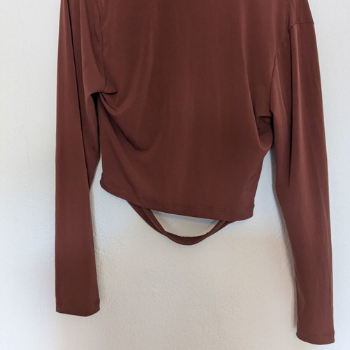 Brown blouse like new, size L