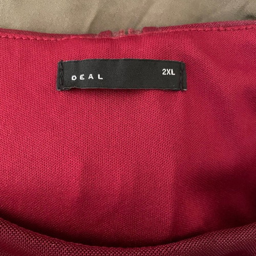 Deal pleated occasion dress XXL like new
