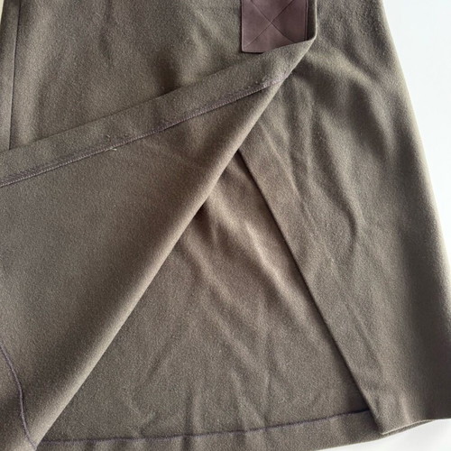 Zara wool skirt used, olive color, size EU 38