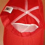 Jockey hat ROLY red like new, one size adjustable