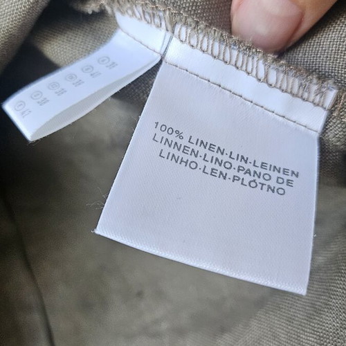 Linen women's shirt like new, brown, size M