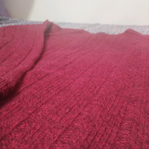 Diesel wool long-sleeve sweater like new, red, size S