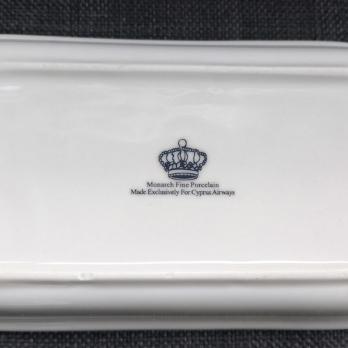 Vintage Cyprus Airways Porcelain Airline Service Set like new