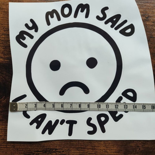 Humorous sticker for drivers new