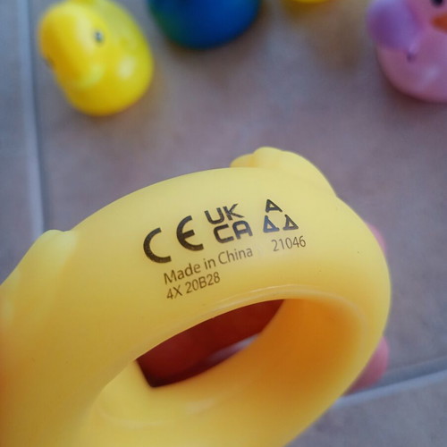 Rubber duck toys, pack of 5