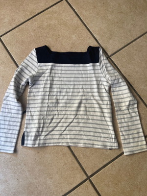 Petit Bateau τοπ για κορίτσι 7-8 ετών μεταχειρισμένο, άσπρο