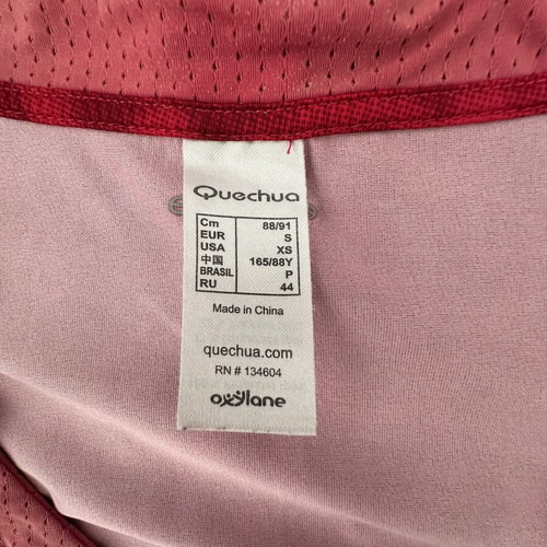 Quechua women's sports shirt pink XS/S used