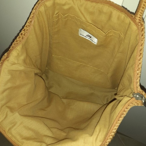 Vintage A.L.E. shoulder bag like new, mustard color