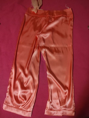 Ysatis women's satin pants like new, pink, size M