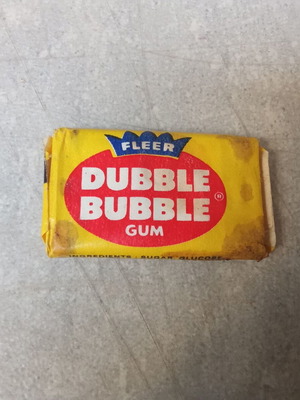 Dubble Bubble collectible gum pack used from 1980s 1990s