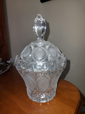 Fostoria crystal fondantier vintage like new