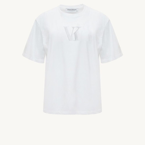 Vassia Kostara t-shirt white, like new, size S/M