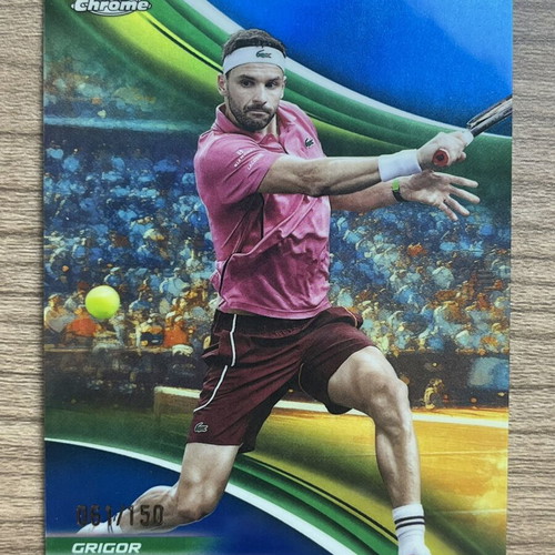 2025 Topps Chrome Grigor Dimitrov card like new limited 150