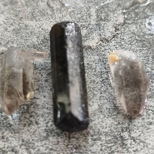 Energy Crystals Tourmaline and Smoking Quartz new