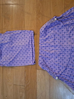 Altra_Volta skirt shorts set with top purple like new