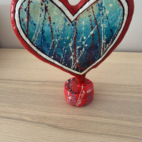 Handmade decorative artwork by A. Psarakos, new