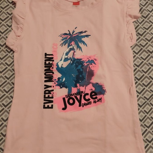 Joyce pink girls' t-shirt