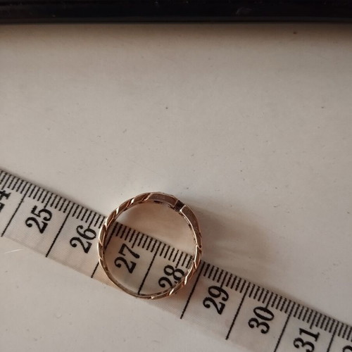 Vintage 14K ring with zircon like new, gold color