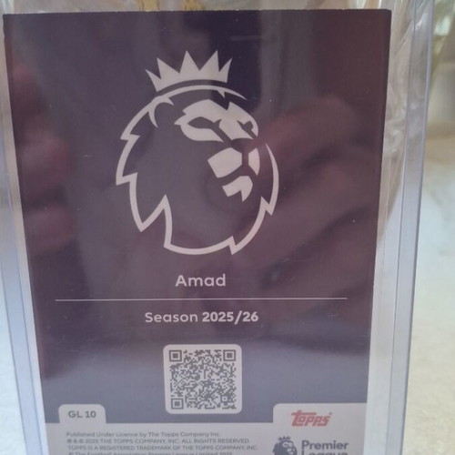Amad Gold Lion Topps Premier League 2026 card