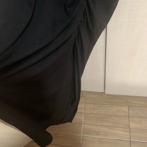 Celestino dress size M new, black, stretchy mako fabric with slit