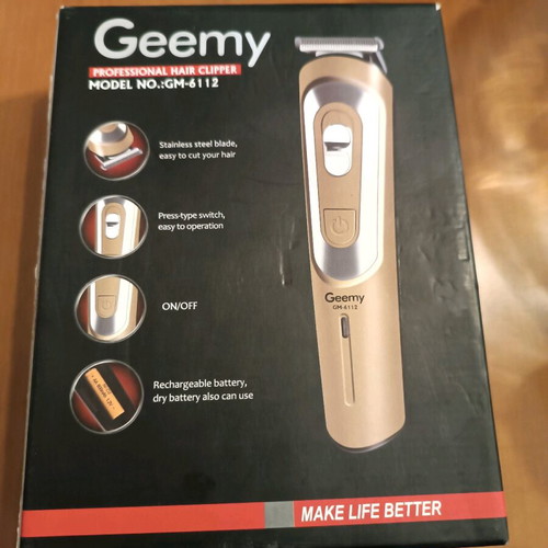 Rechargeable hair clipper unused