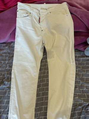 Dsquared white jeans like new, size 32