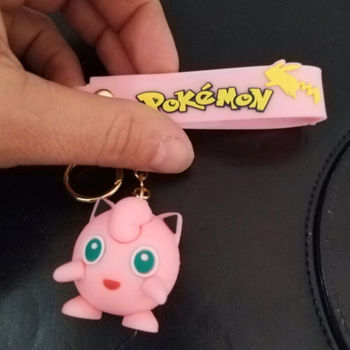 Pokemon keychain new pink multicolor