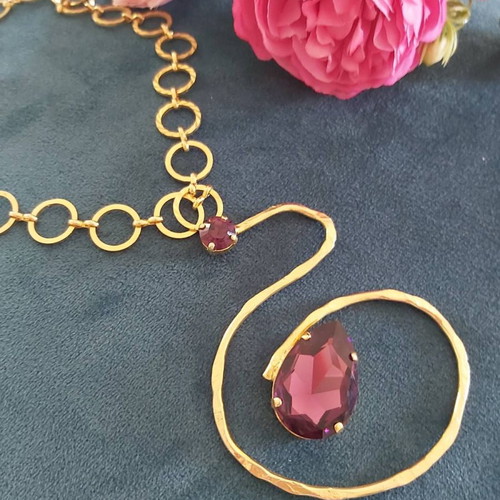 Jewelry set necklace and earrings new