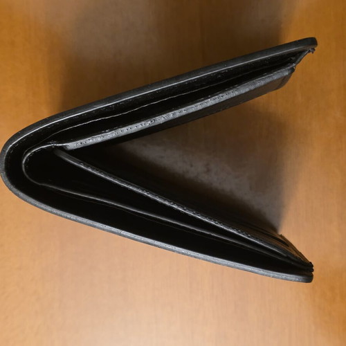 Mont Blanc wallet like new, black with coin case