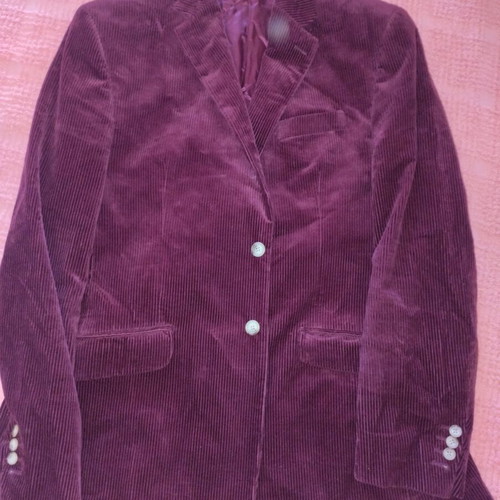 Harvie & Hudson corduroy jacket like new, burgundy Pontoglio fabric