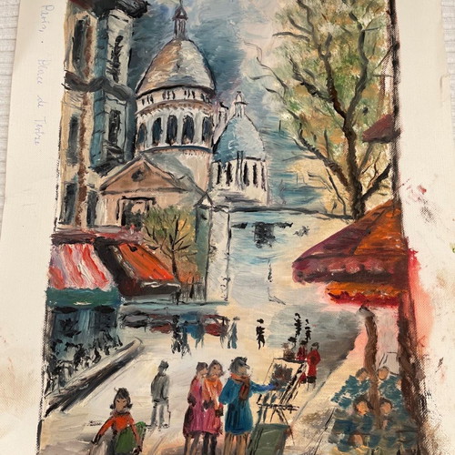 Three Parisian paintings used