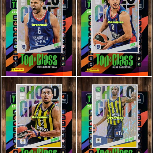 Κάρτες Holo Giant Top Class Euroleague 2024-25 καινούργιες