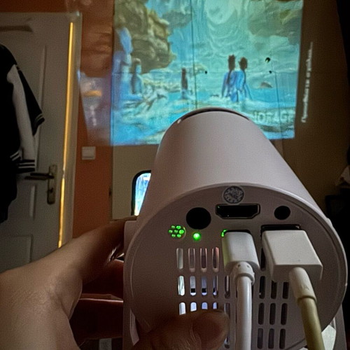 Wireless Mini Projector Wi-Fi new with Type-C charging and phone connection