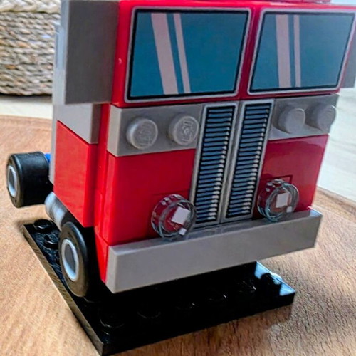 LEGO BrickHeadz Transformers Optimus Prime Robot and Vehicle used