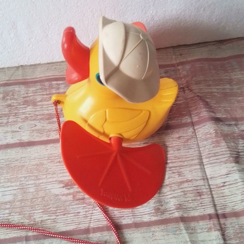 Vintage duck with paddle wings Playskool used 70s