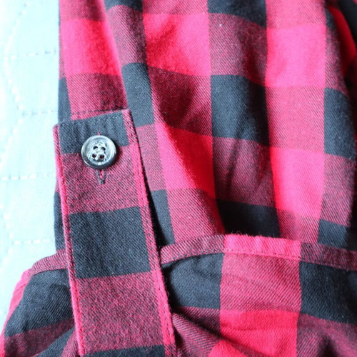 Zara shirt used, black-red, size Medium