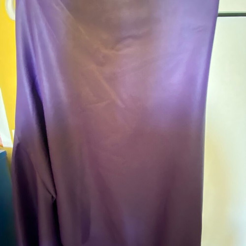 Faux leather vest new, purple, one size