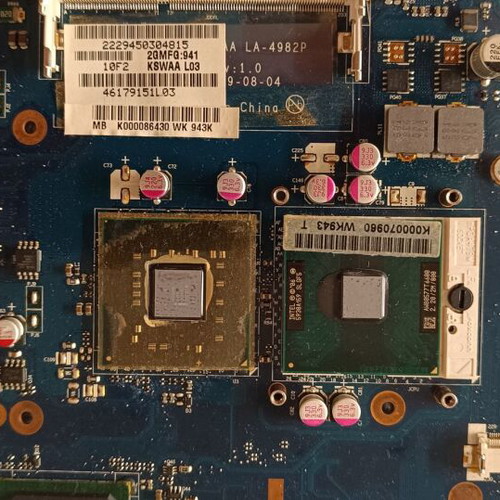 Toshiba Satellite L505-111 motherboard like new with processor