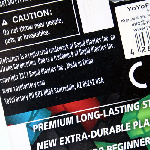 YoYo Factory One Ready to Play new with extra string