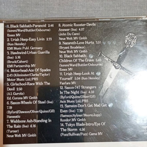 Hard Rock CD used, selections