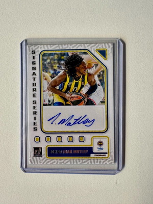 Donruss Euroleague 2023-24 Johnathan Motley Signature Series карта нова
