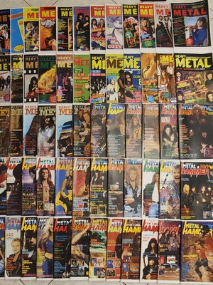 Metal Hammer magazines used, pack of 61 photocopy issues