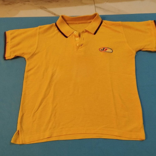 JJ Sports kids Polo shirt yellow like new No. 6-7
