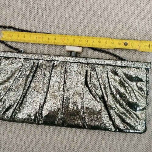 Makgio women's bag like new, evening fabric clutch