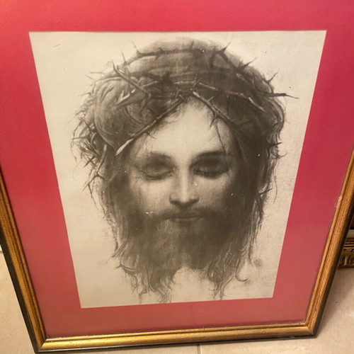 Jesus print wall art like new