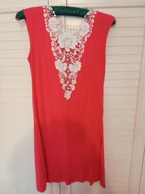 Clothing collection pack No 2 with coral dress and accessories